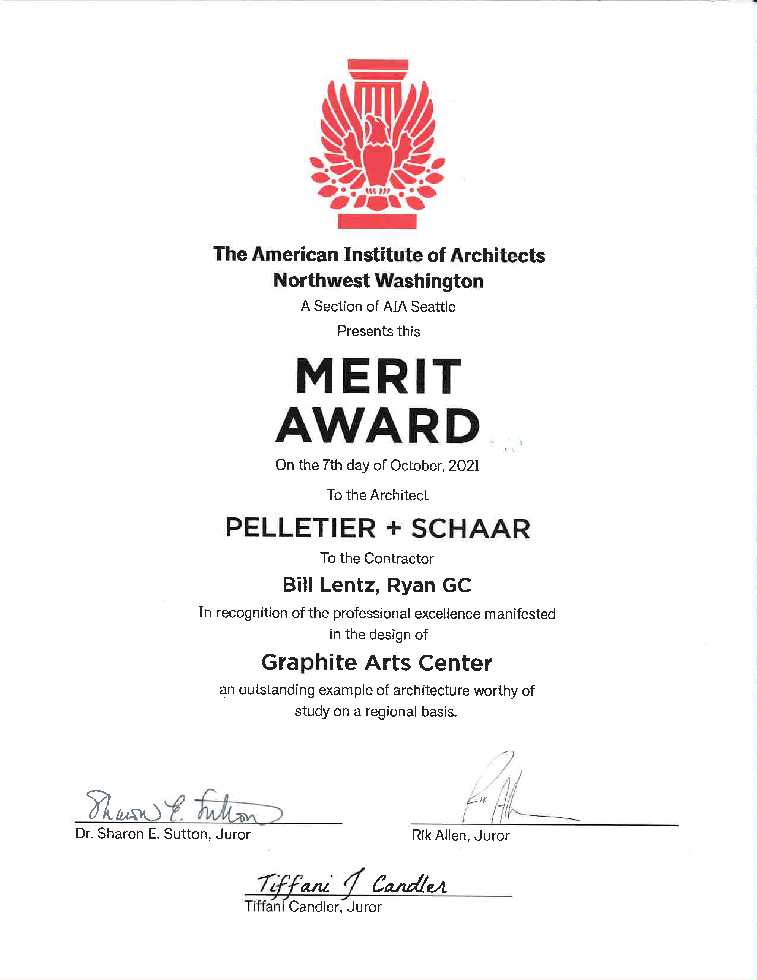 AIA Citation Award 2016