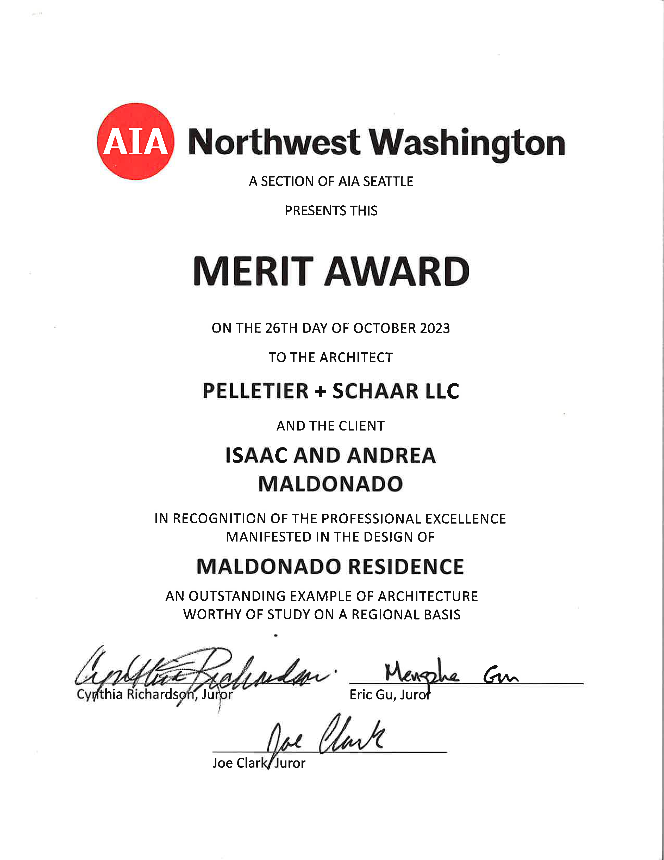 AIA Citation Award 2016