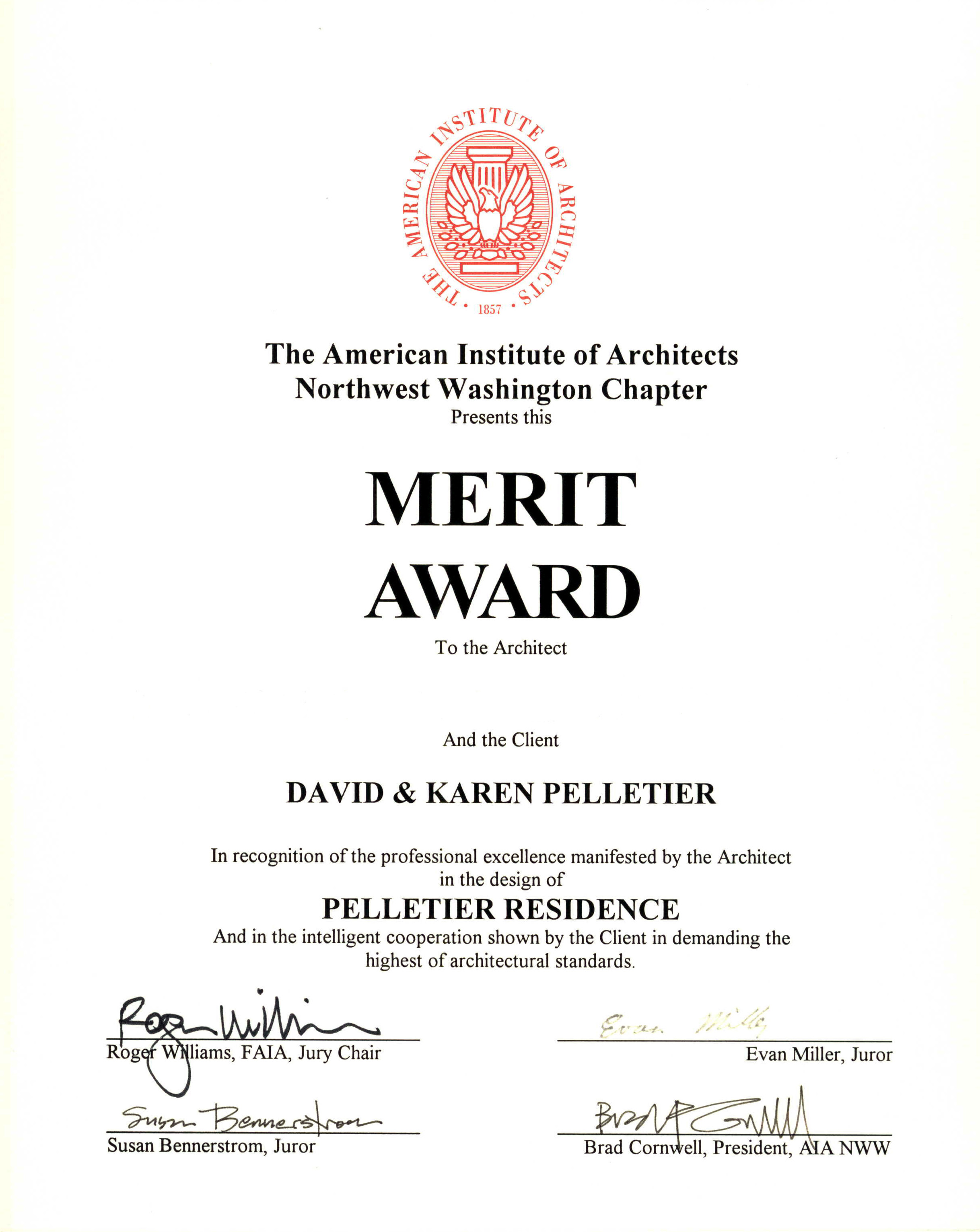 AIA Merit Award